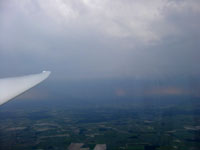 Wow! 60 km final glide along heavy rain...