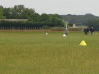 One of our French friends made a less fortunate landing...